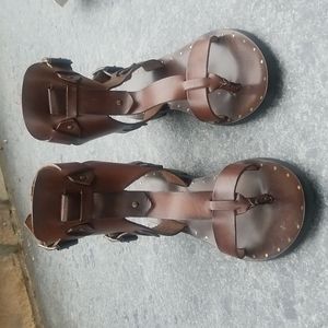 Italian made gladiator sandals